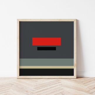 Battle Born - The Killers Inspired Square Minimalist Album Print