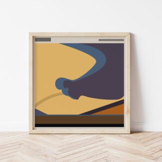 Imploding The Mirage - The Killers Inspired Square Minimalist Album Print