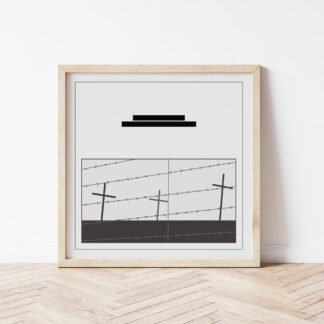 Pressure Machine - The Killers Inspired Square Minimalist Album Print