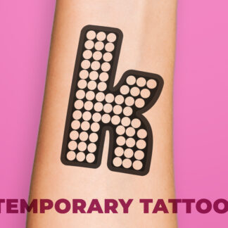 K Temporary Tattoo Inspired By The Killers