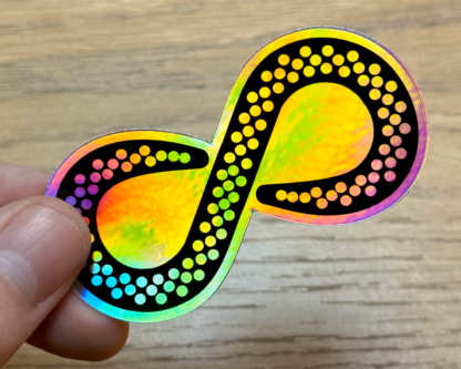 The Killers Holographic Sticker - Imploding The Mirage Infinity Sign - Image 2