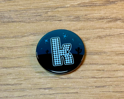 Nevada Desert Artwork - The Killers Inspired 38mm Badge Pin - Image 2