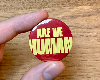 The Killers Pin Badge Set - "Are We Human?" & "Are We Dancer?" 38mm Button Badge - Image 2