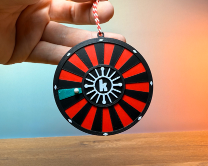 The Killers Christmas Ornament - Rebel Diamonds Roulette Wheel Decoration