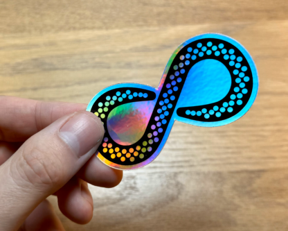 The Killers Holographic Sticker - Imploding The Mirage Infinity Sign - Image 3