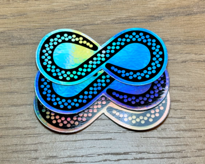 The Killers Holographic Sticker - Imploding The Mirage Infinity Sign - Image 4