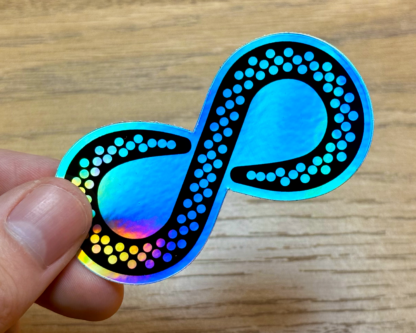 The Killers Holographic Sticker - Imploding The Mirage Infinity Sign