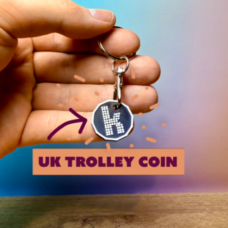 The Killers Trolley Coin - Unique Keyring Accessory for Shopping